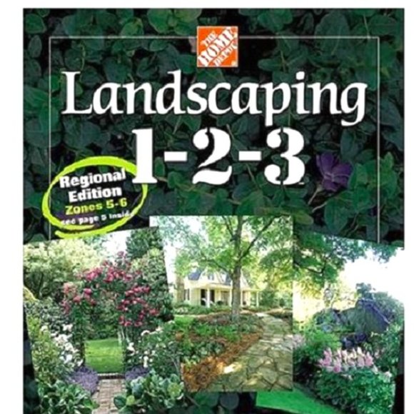 NEW Landscaping 1-2-3: Regional Edition: Zones 5-6 Hardcover Book - Picture 1 of 11